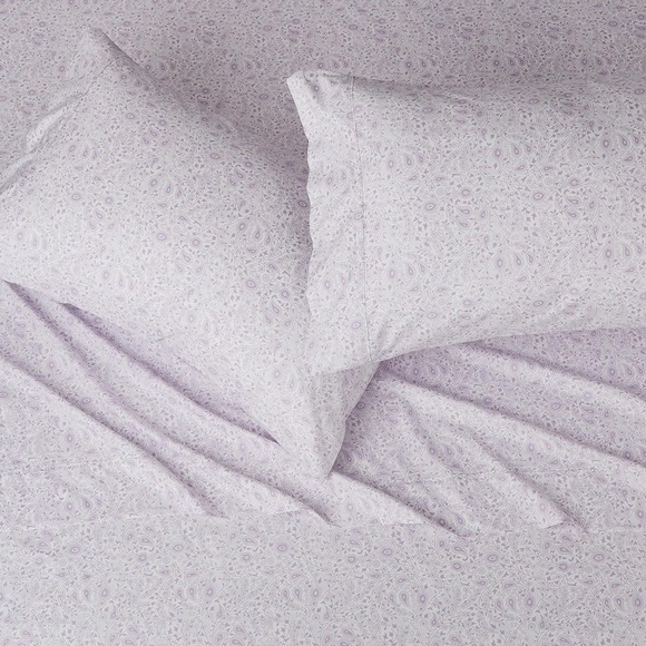 Amazon Basics Other - Amazon Basics Lavender Paisley Standard Pillowcases, 2 pack. NWT.